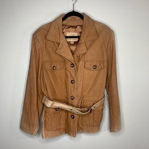 Georgetown Leather Design Suede Brown Jacket